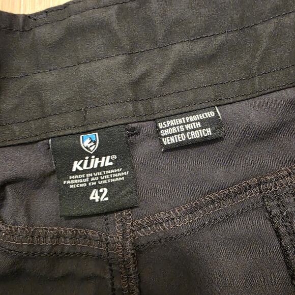 Kuhl Gray Vented Outdoor Hiking Camping Grunge Konfidant Air Shorts Size 42 - Picture 7 of 10